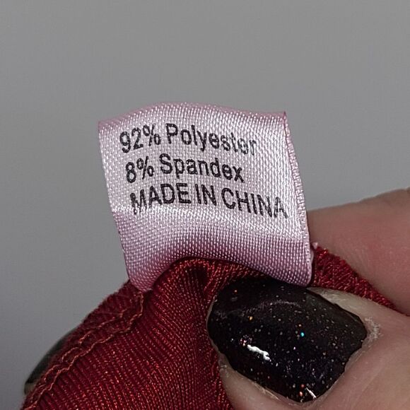 Zen Lily Compression Vegan Leather Leggings (2XL) - Picture 5 of 6